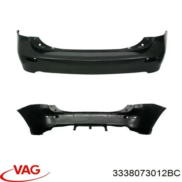 Бампер задній VAG 333807012