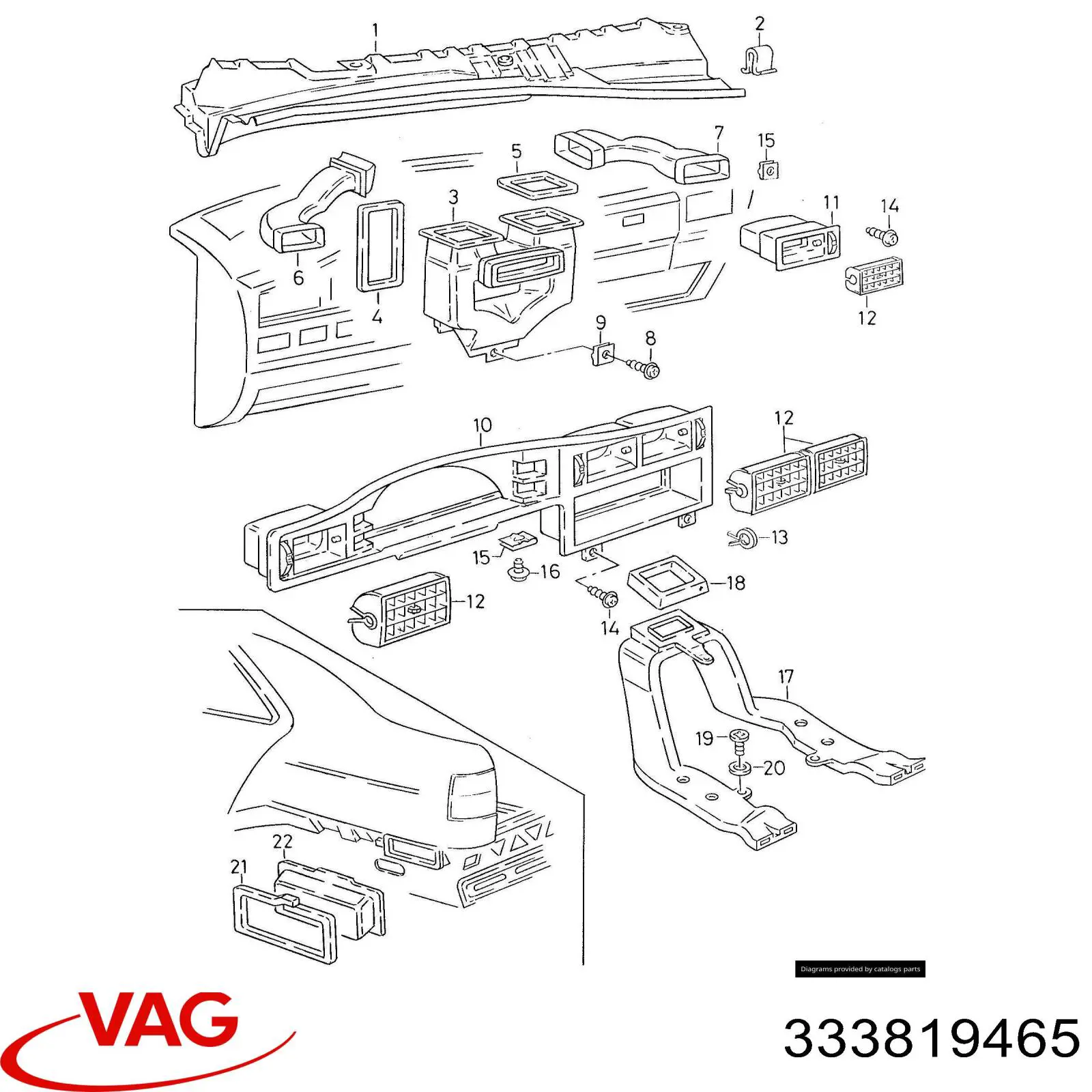  VAG 333819465 ціна, від 6.33 USD