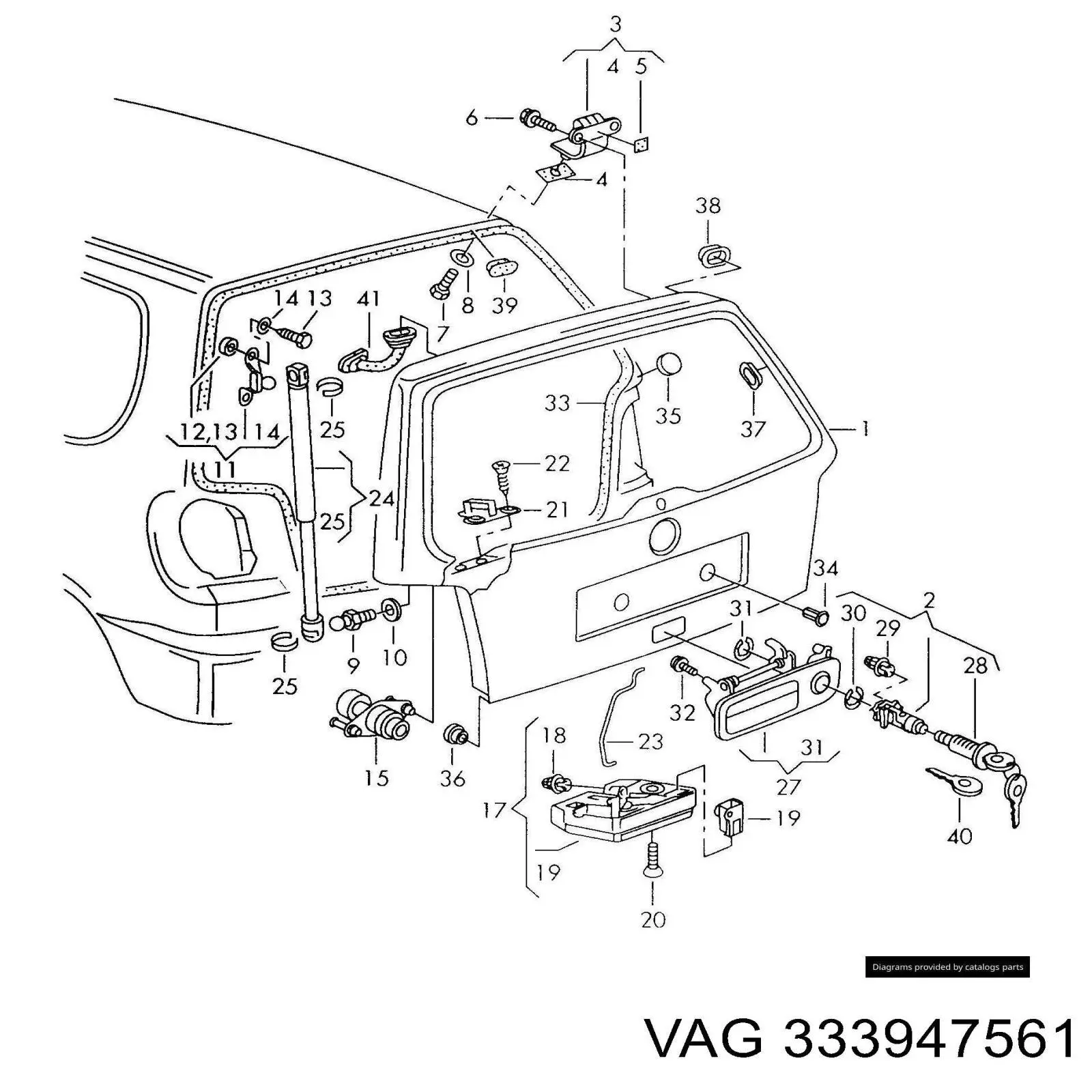 Купити 333947561 VAG 
