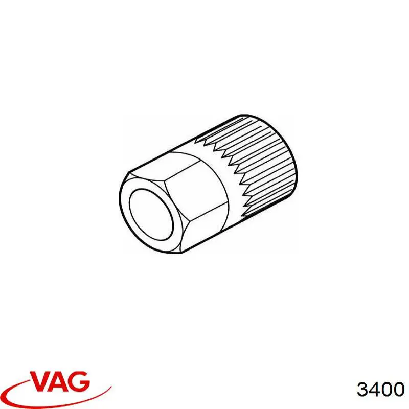 Головка для установки шківа генератора 3400 VAG