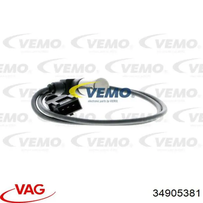 Купити 34905381 VAG Датчик положення (оборотів) коленвалу