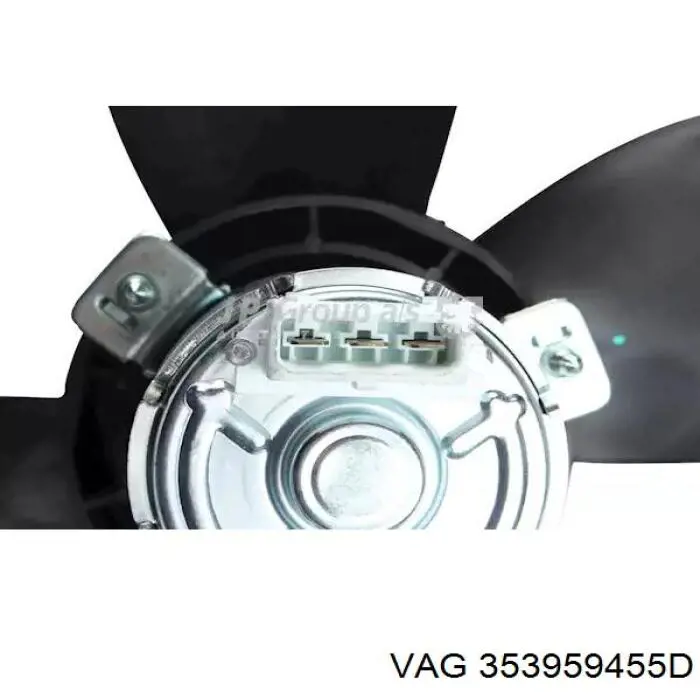 353959455D VAG електровентилятор охолодження в зборі (двигун + крильчатка)