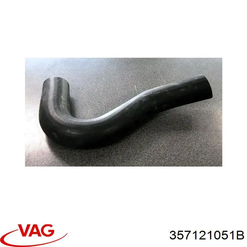 Купити 357121051B VAG Шланг/патрубок радіатора охолодження, нижній