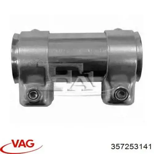 Купити 357253141 VAG Хомут кріплення глушника передній