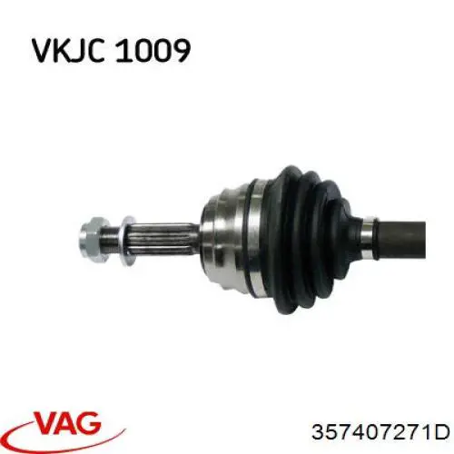 Привід передній лівий VAG 357407271D ціна, від 65.69 USD