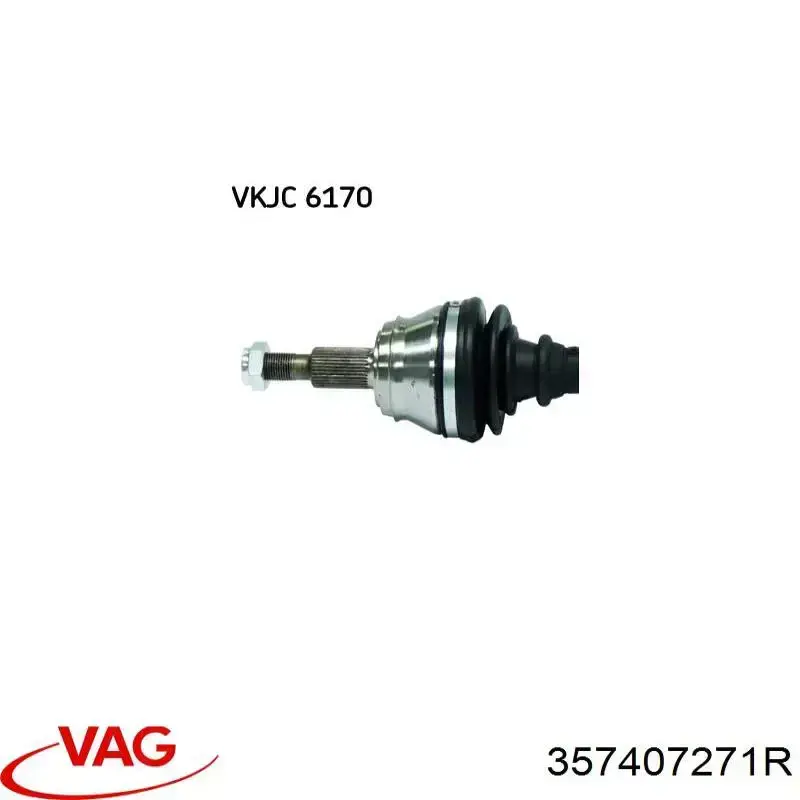 357407271R VAG Привід лівий