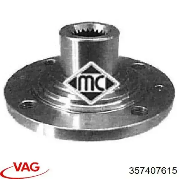 Купити 357407615 VAG Маточини передніх коліс