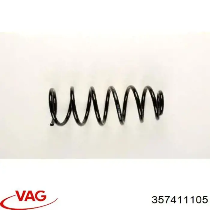 357411105 VAG Пружина амортизатора передняя