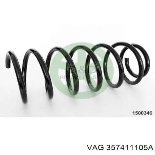 357411105A VAG Пружина амортизатора передняя