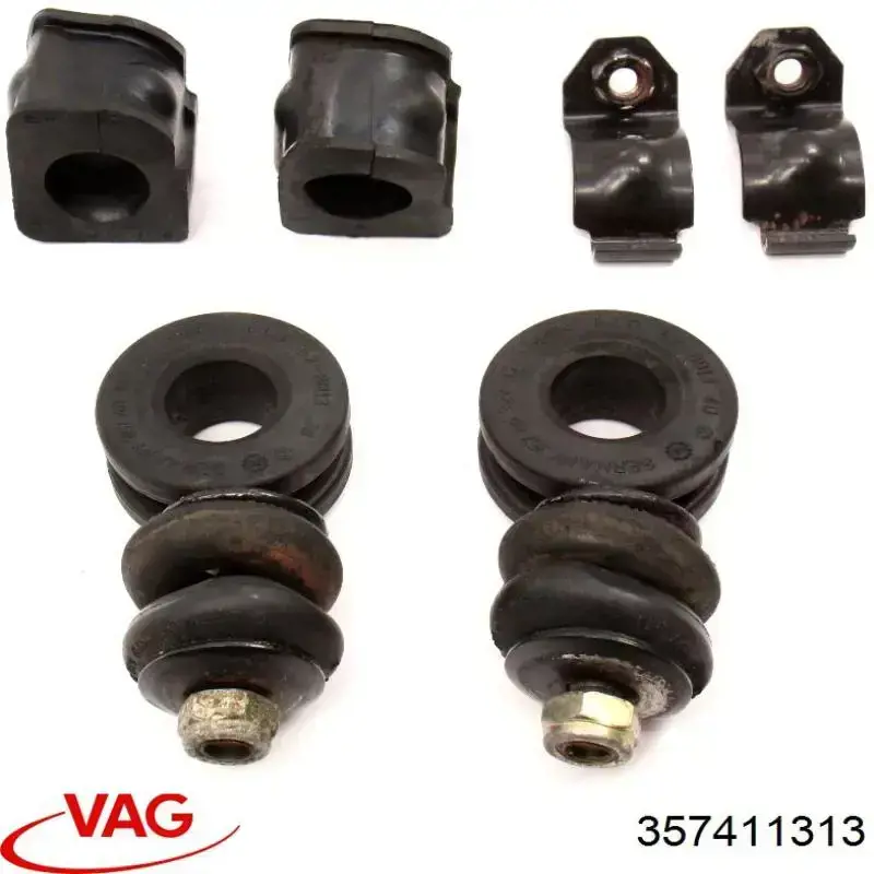 Втулка стабілізатора переднього, ліва VAG 357411313 ціна, від 1.36 USD