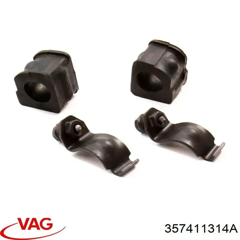 Втулка стабілізатора переднього, права VAG 357411314A ціна, від 1.39 USD