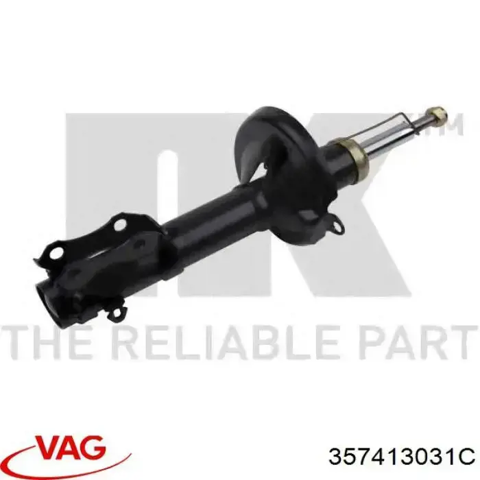 Стойка амортизатора передняя VAG 357413031C ціна, від 43.25 USD