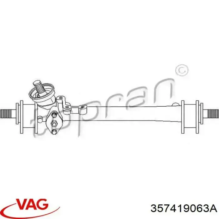Управління рульове в зборі VAG 357419063A ціна, від 58.13 USD