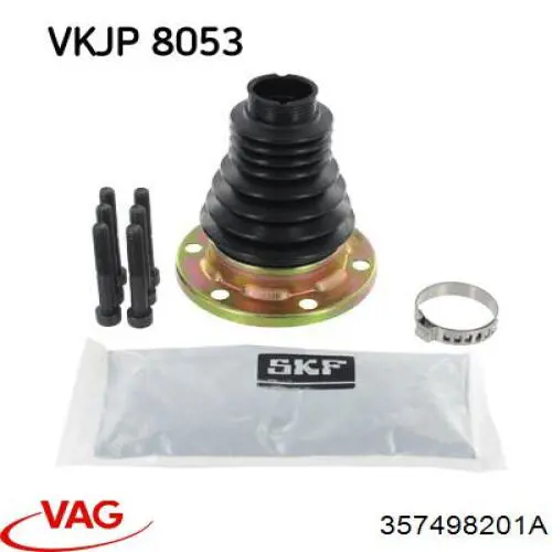 Пильник гранати внутрішній задній VAG 357498201A ціна, від 15.11 USD