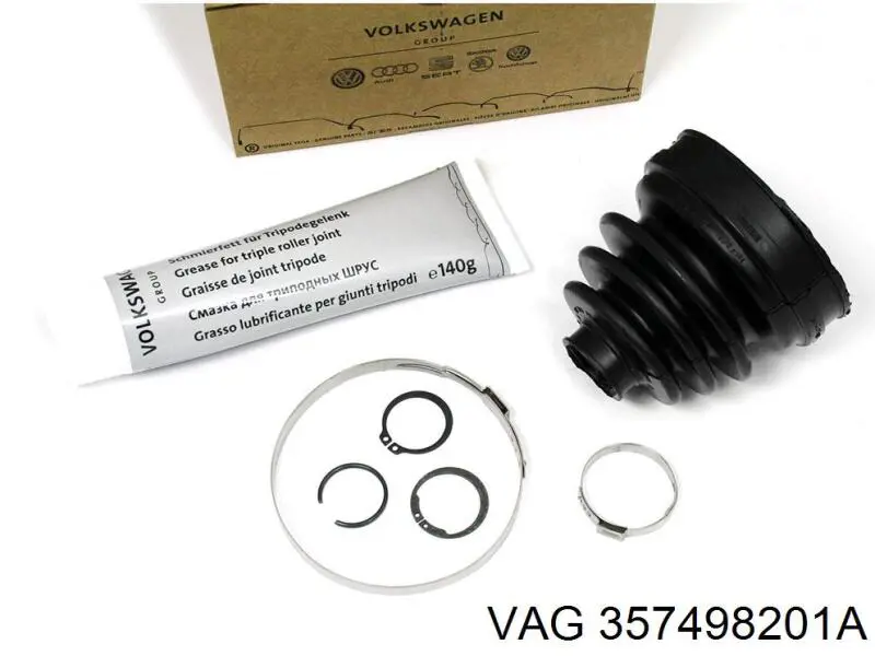 357498201A VAG Пильник шарніра кутових швидкостей внутрішній задній