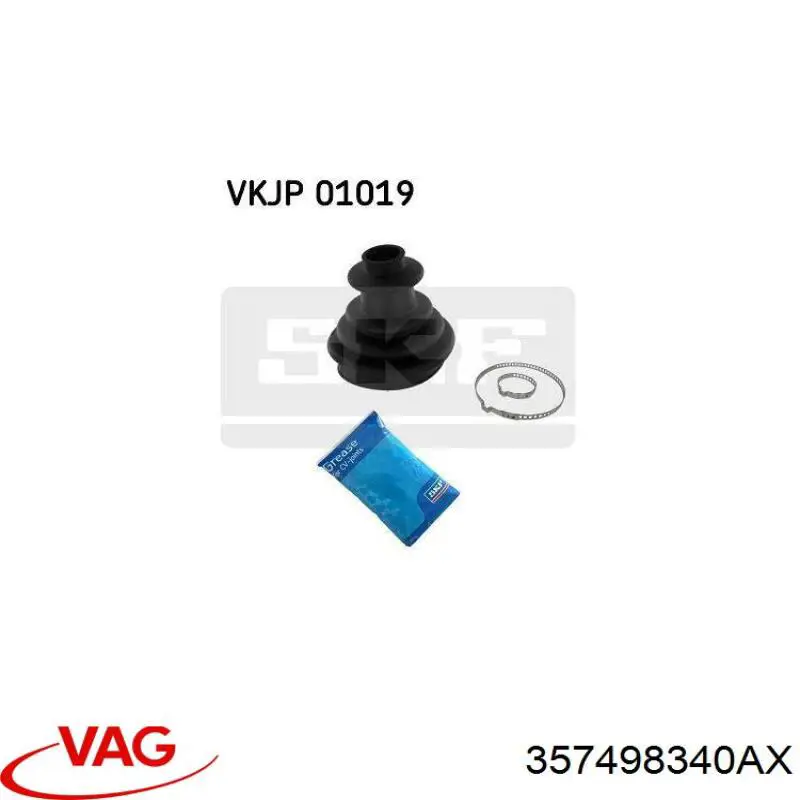 Купити 357498340AX VAG Шарнір приводу зовнішній