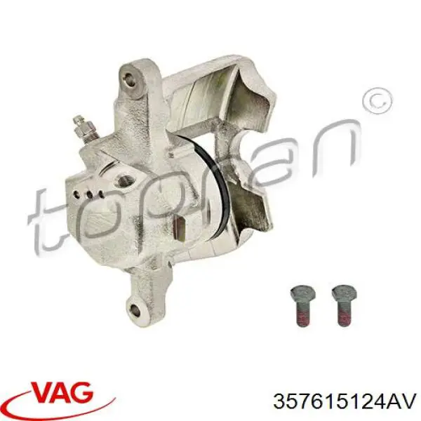 Супорт гальмівний передній правий VAG 357615124AV ціна, від 53.95 USD