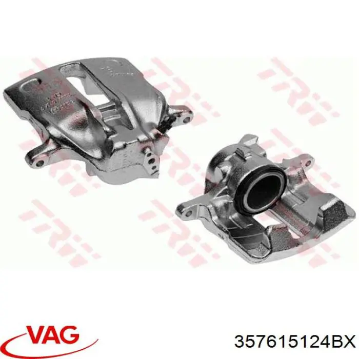 Супорт гальмівний передній правий 357615124CV VAG