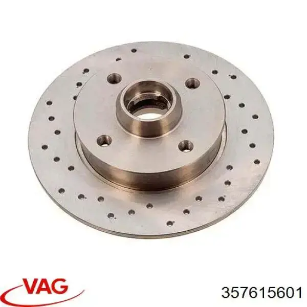 357615601 VAG диск гальмівний задній