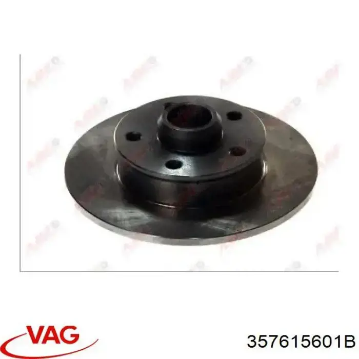 Задні дискові гальма VAG 357615601B ціна, від 28.84 USD