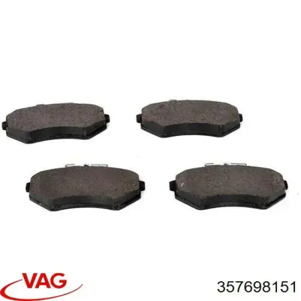 Гальмівні колодки VAG 357698151 ціна, від 654.05 UAH