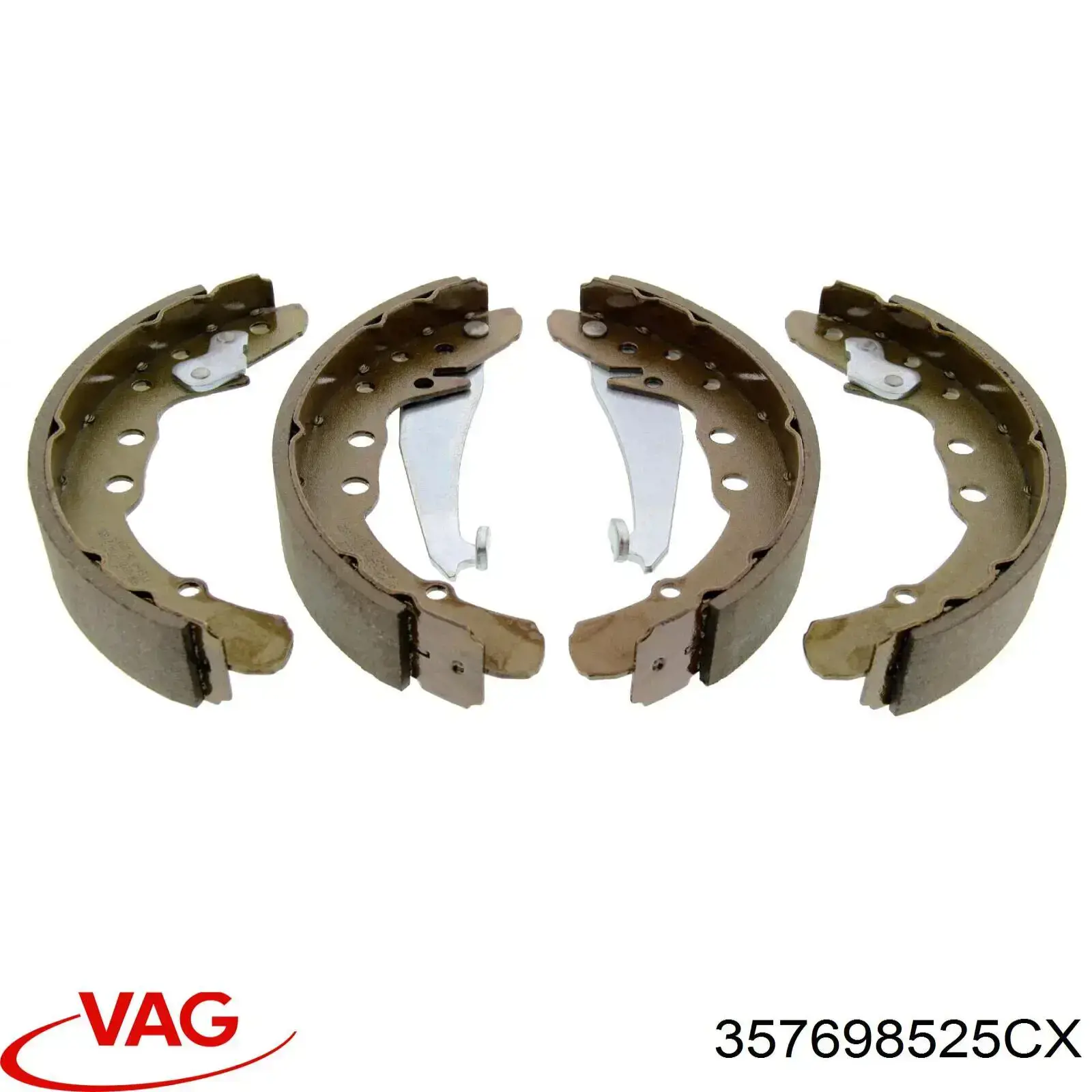Колодки гальмові задні, барабанні 357698525CX VAG