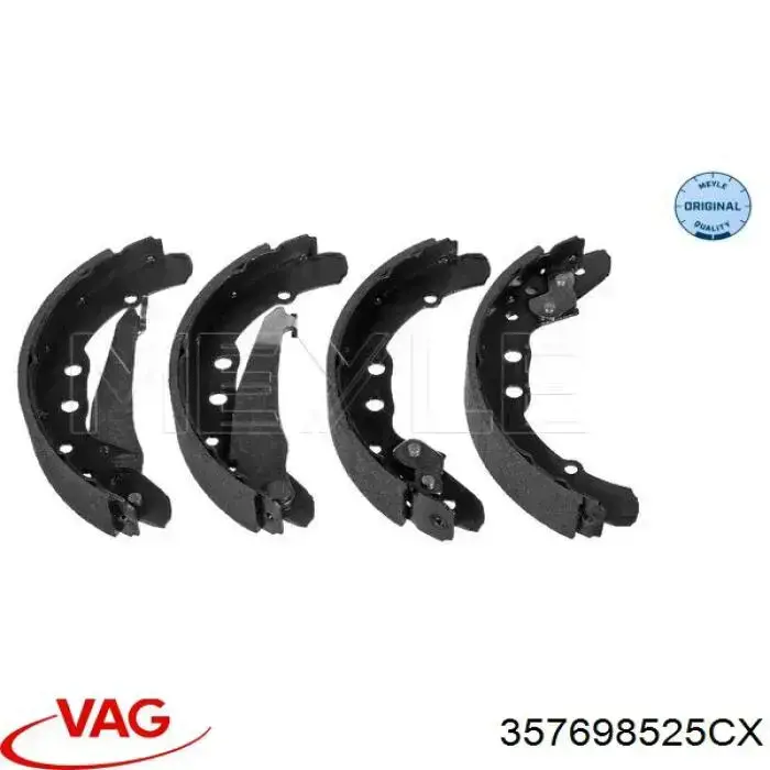 Купити 357698525CX VAG Колодки гальмові задні, барабанні