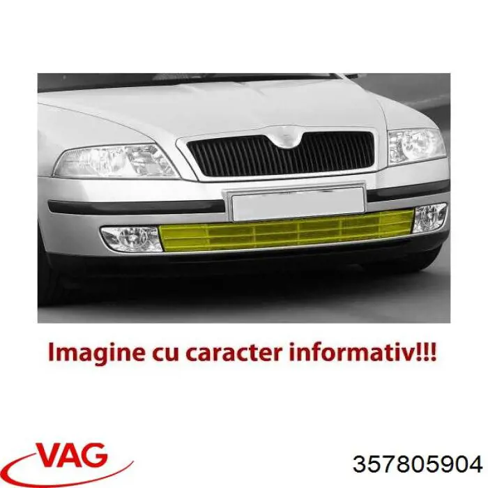 Спойлер переднього бампера, правий Signeda PVW02005SIR ціна, від 9.60 USD