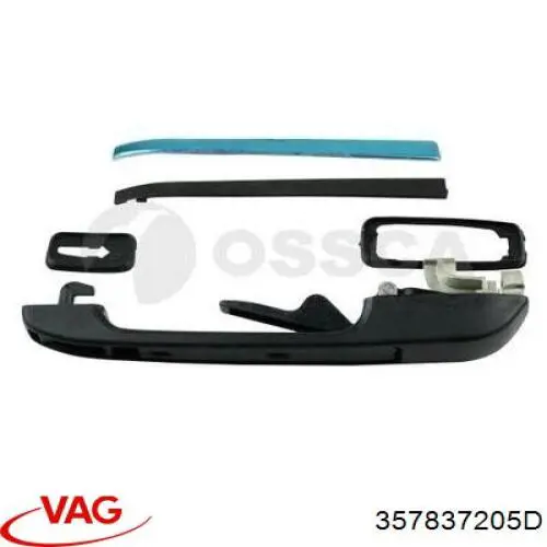 Ручка передньої двері зовнішня ліва VAG 357837205D ціна, від 9.26 USD