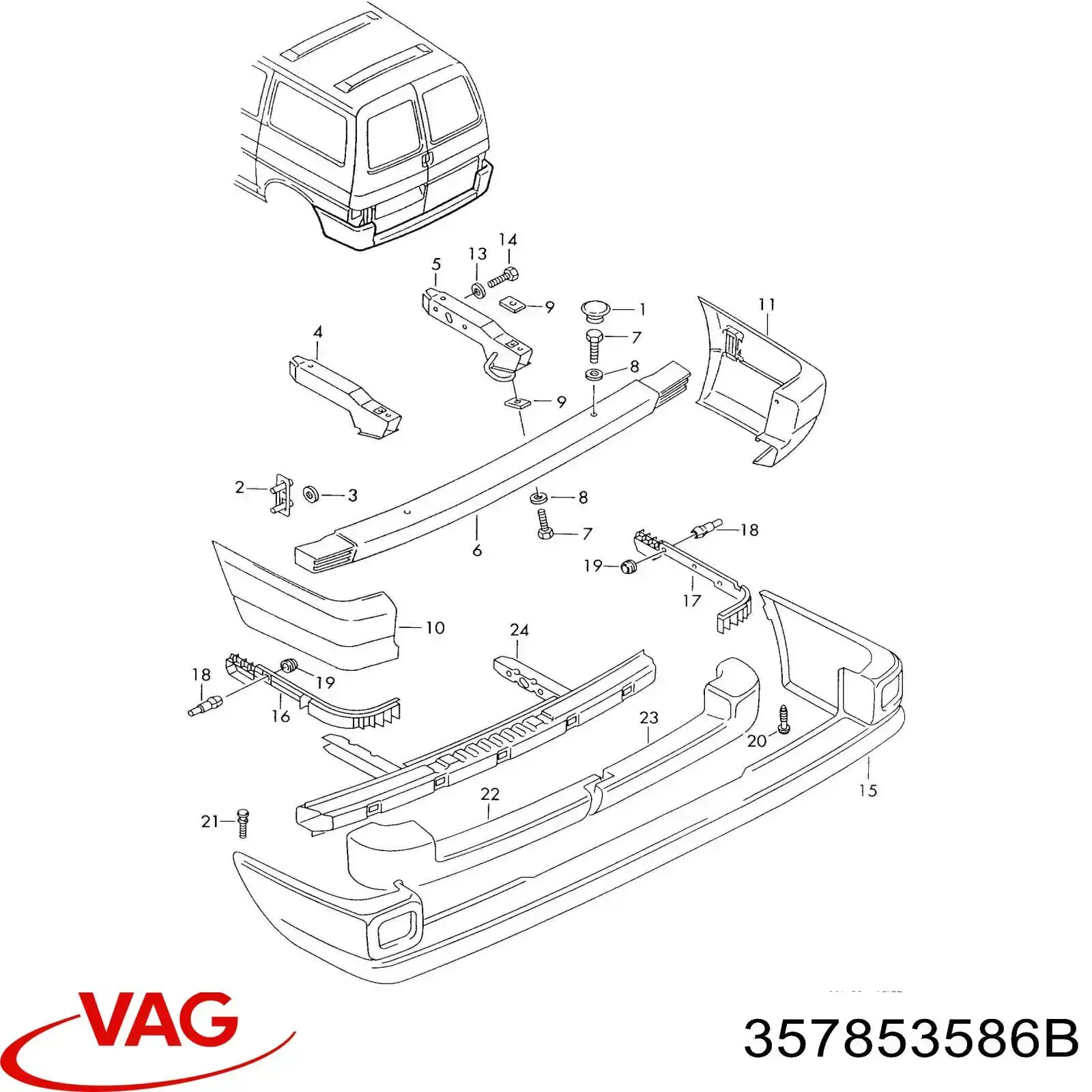 Купити 357853586B VAG 