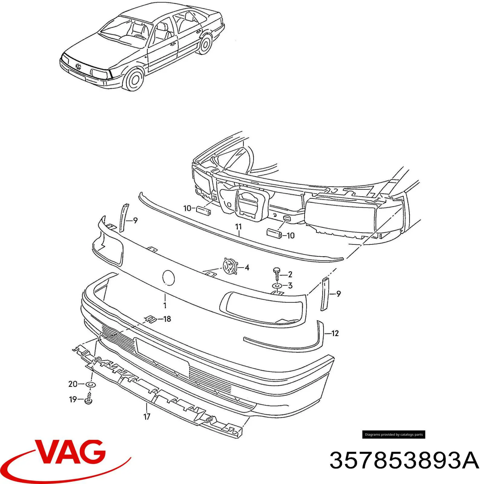  VAG 357853893A ціна, від 83.74 USD
