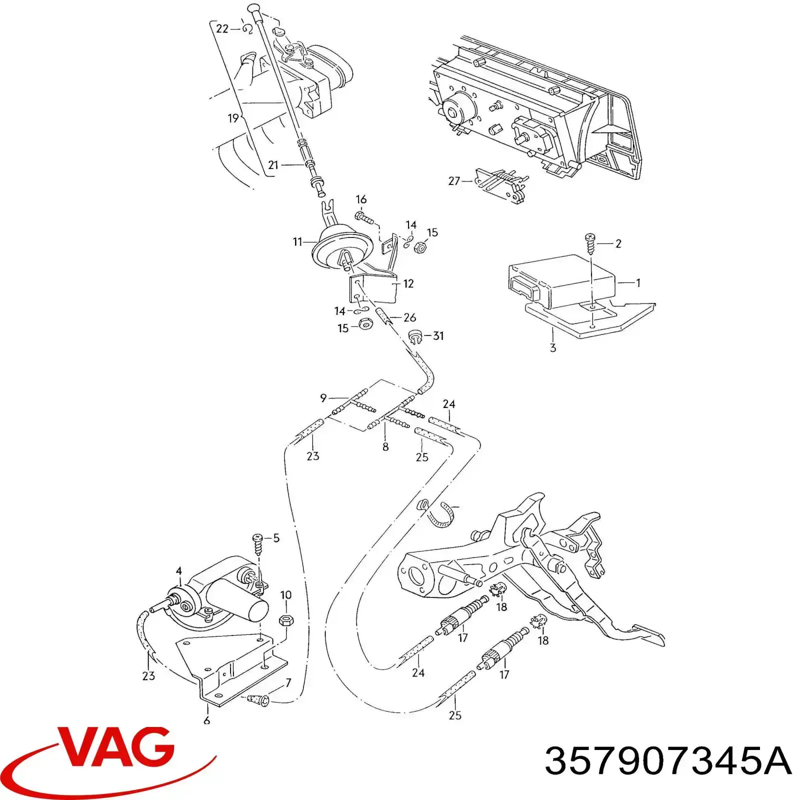  VAG 357907345A ціна, від 58.52 USD