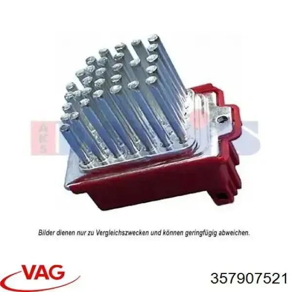 357907521 VAG резистор (опір пічки, обігрівача салону)