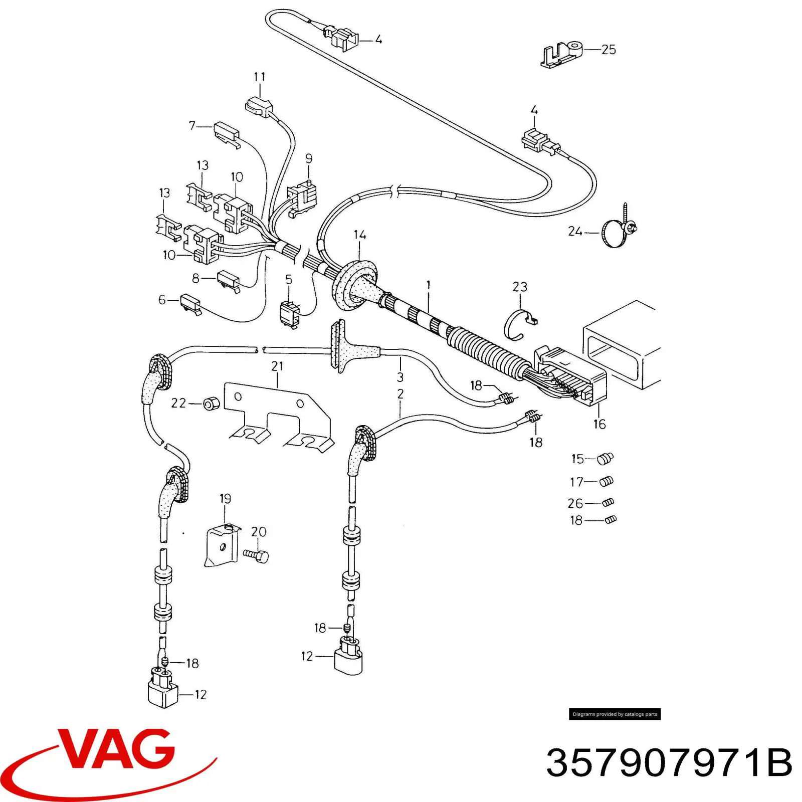  VAG 357907971B ціна, від 2.43 USD