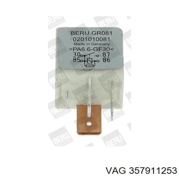 357911253 VAG Реле свічок накалу
