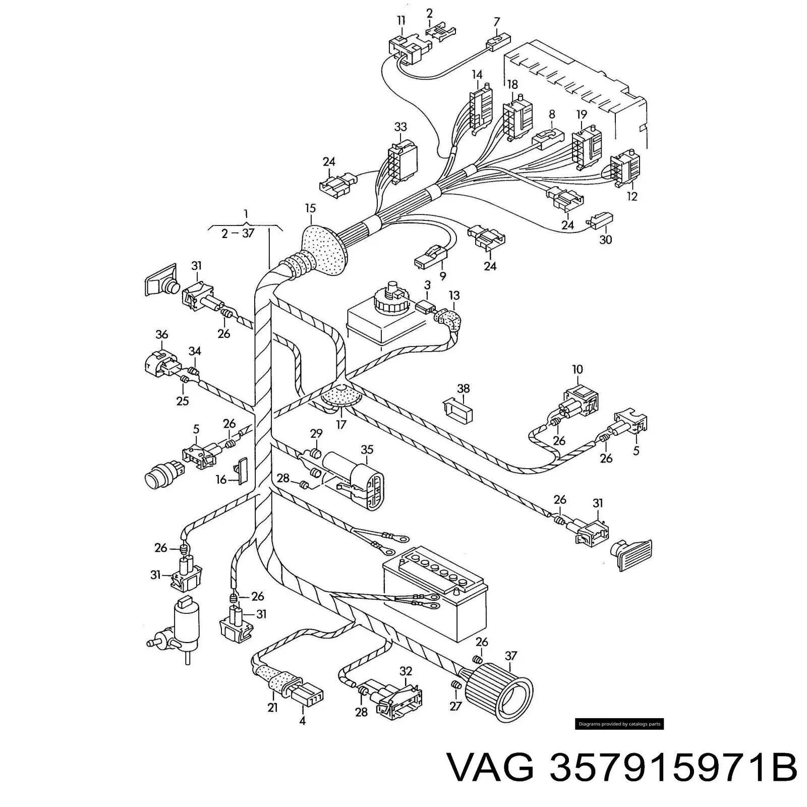 Купити 357915971B VAG 