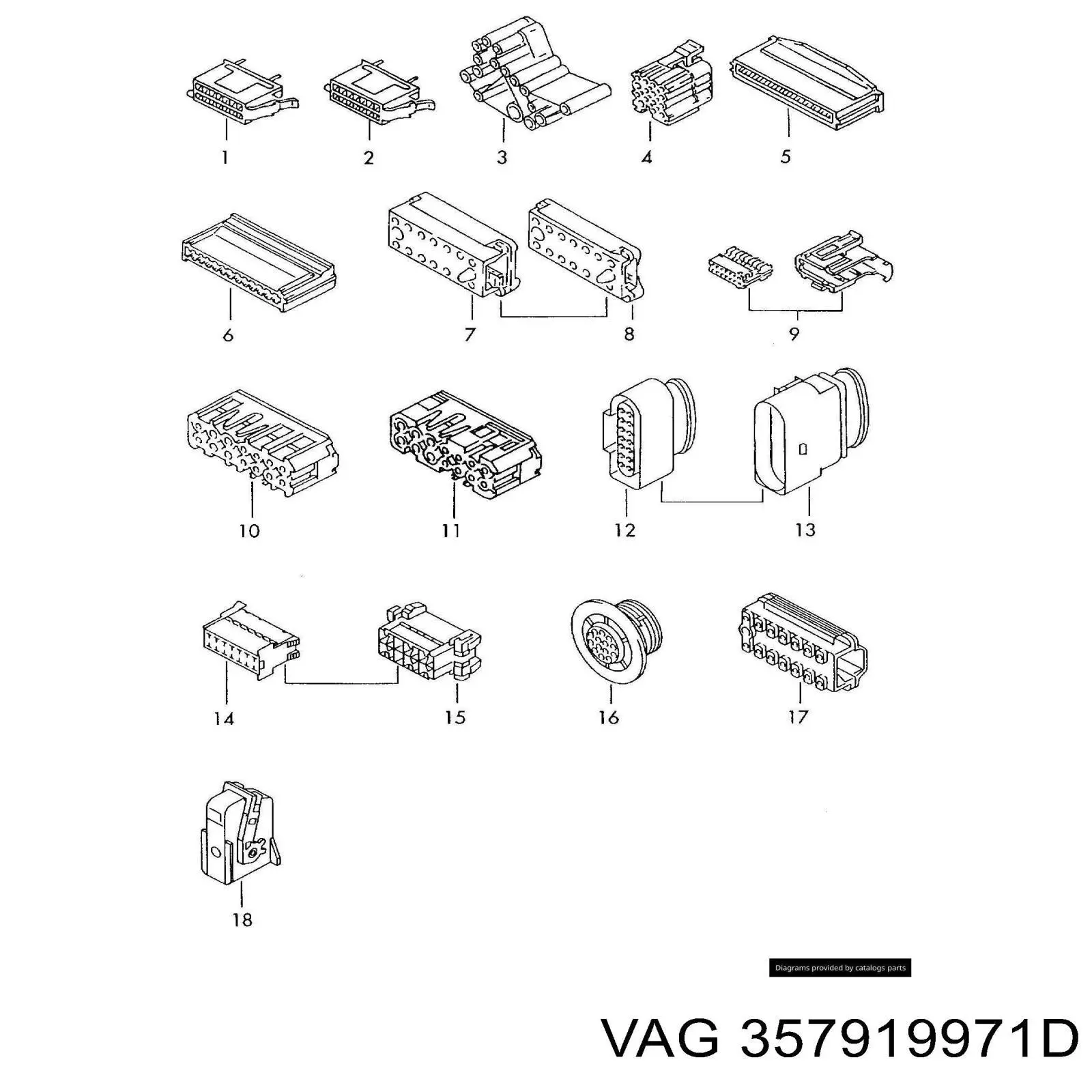 Купити 357919971D VAG 