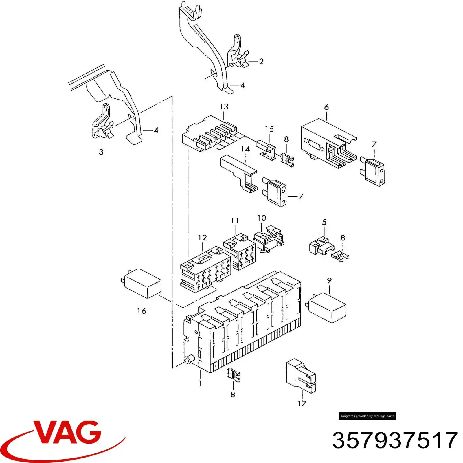  VAG 357937517 ціна, від 3.80 USD