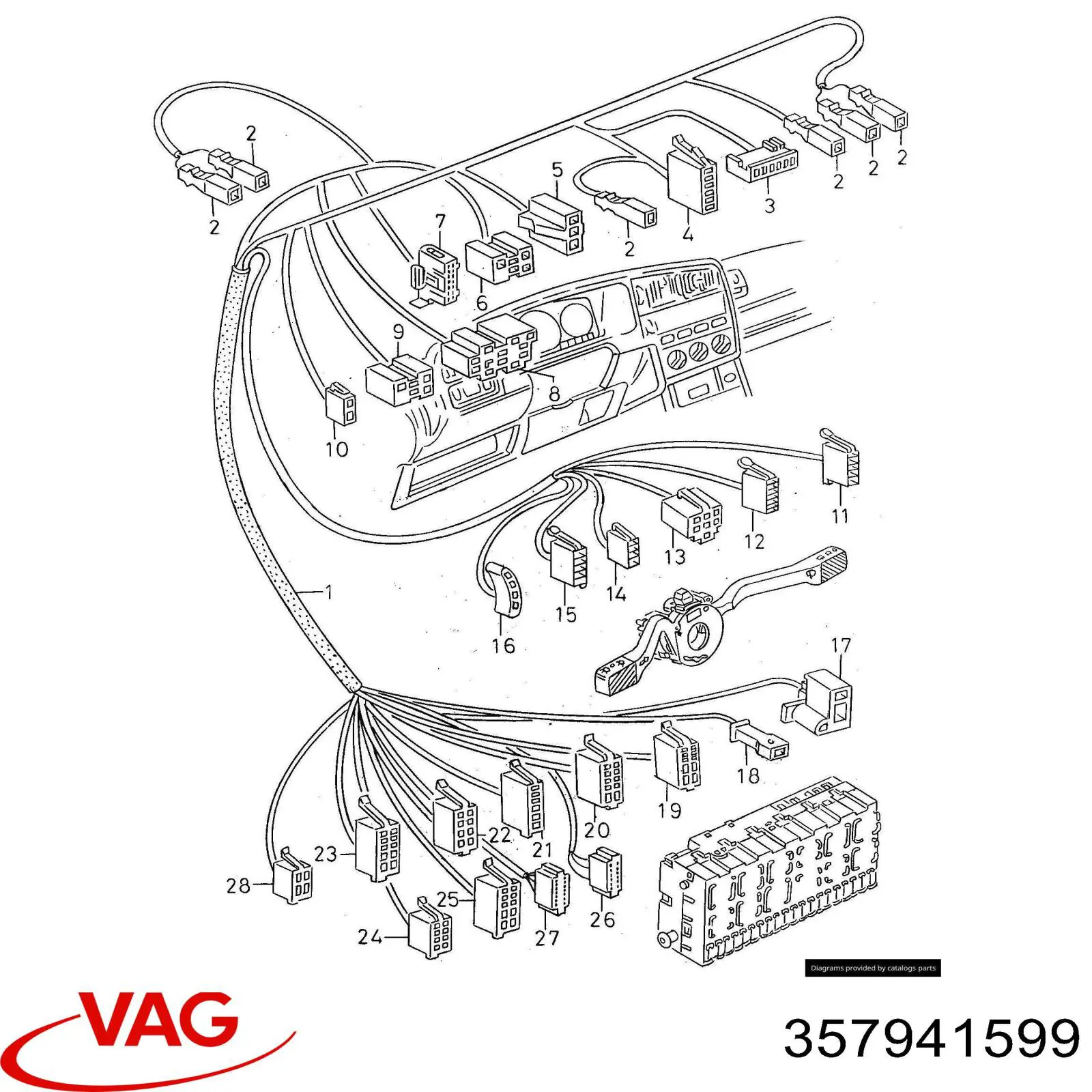  VAG 357941599 ціна, від 4.22 USD
