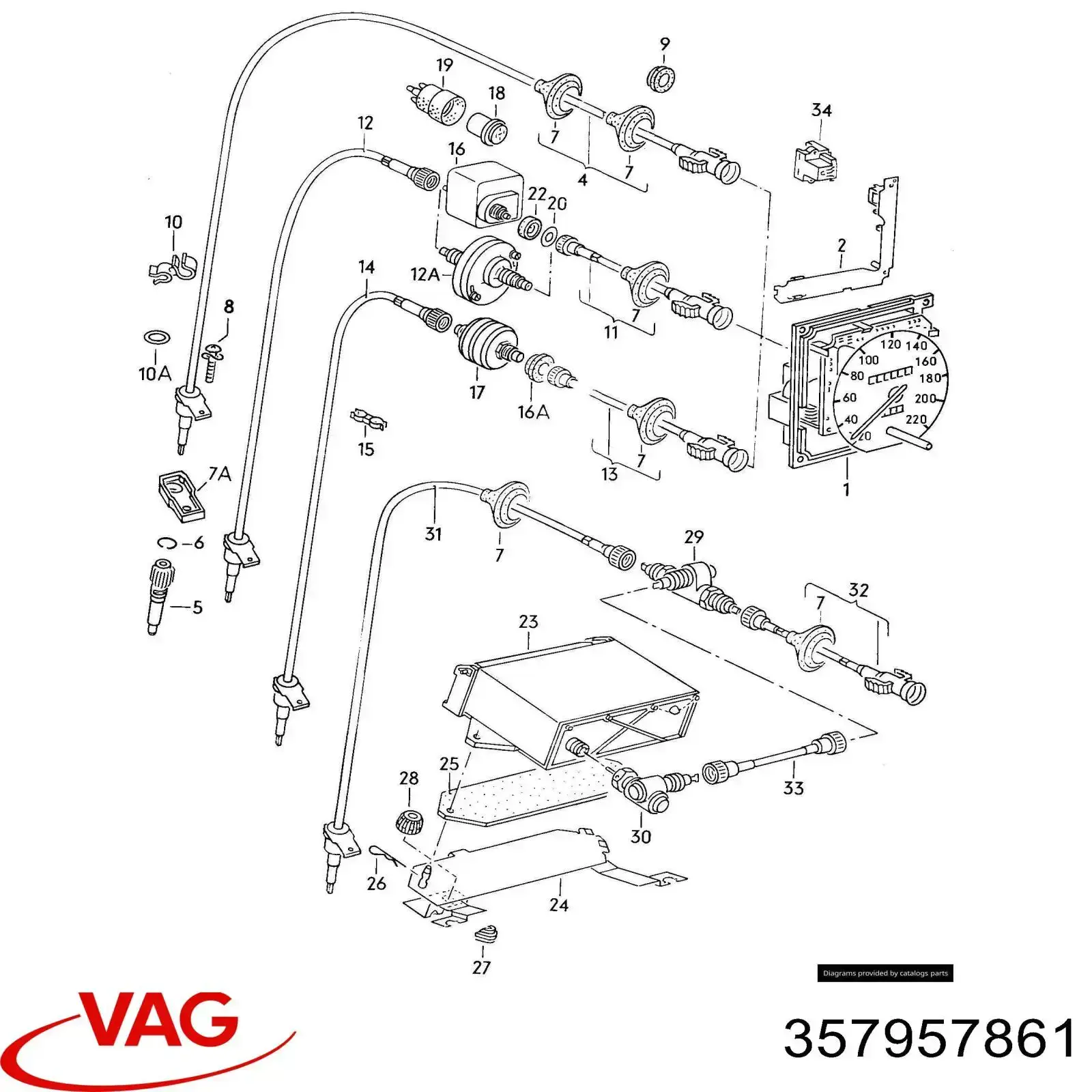  VAG 357957861 ціна, від 4.17 USD