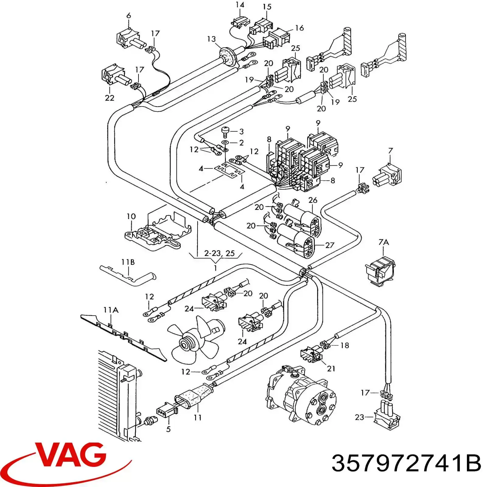 Купити 357972741B VAG 