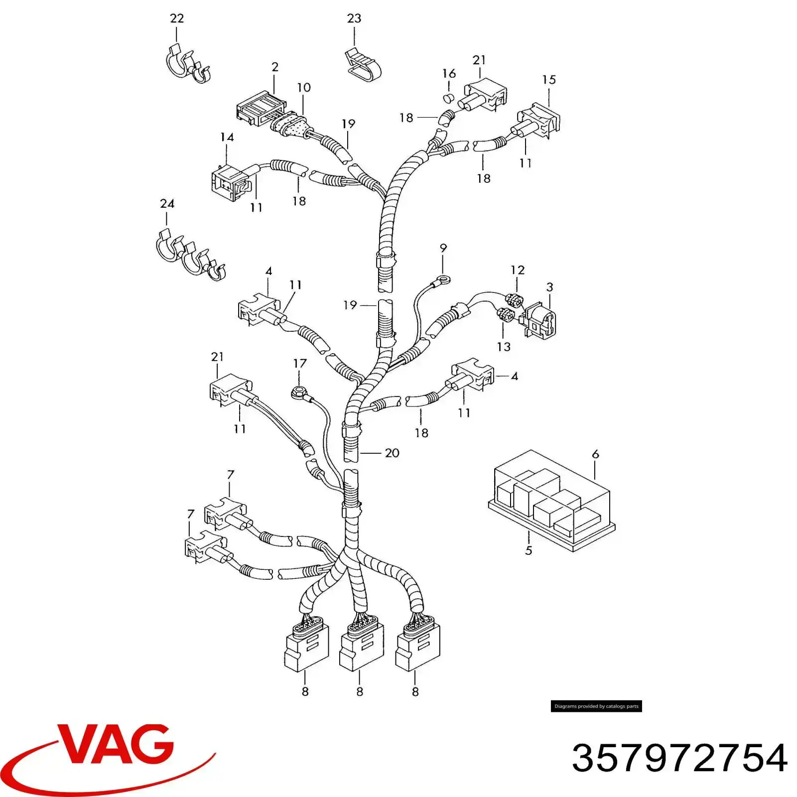  VAG 357972754 ціна, від 5.07 USD