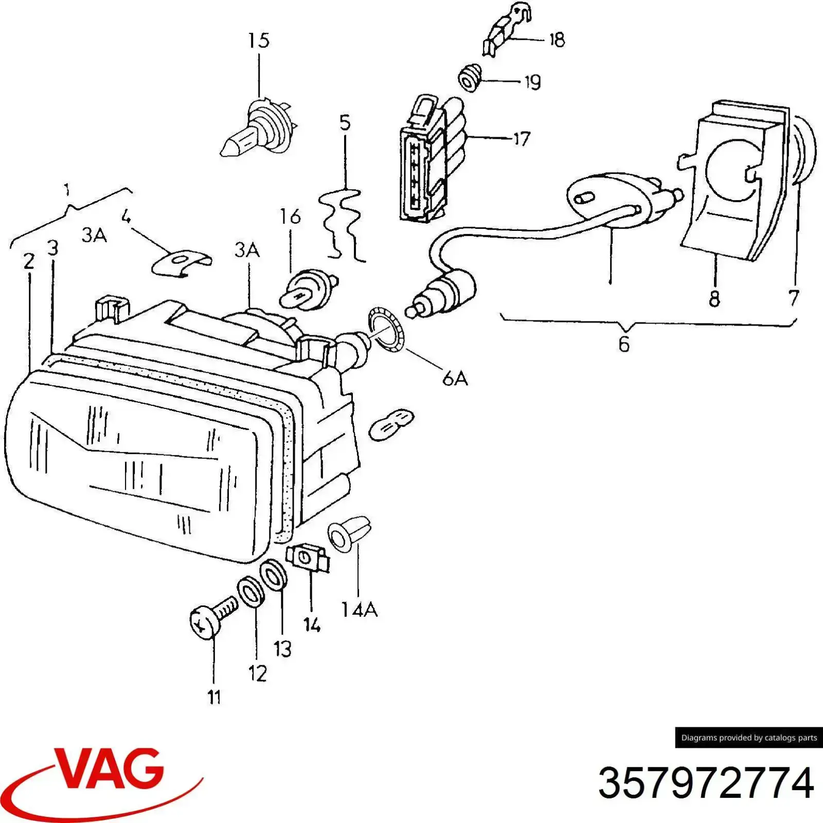 Купити 357972774 VAG 