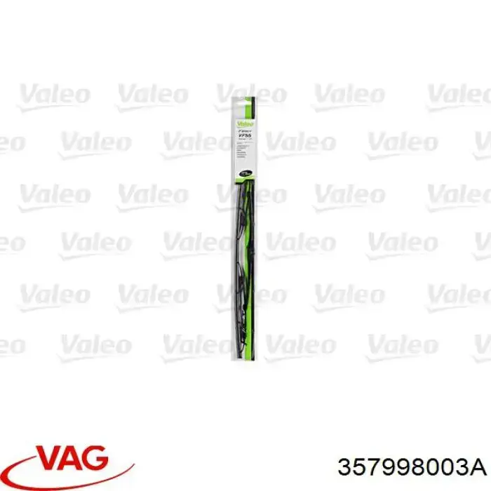 Купити 357998003A VAG Щітка-двірник лобового скла, водійська