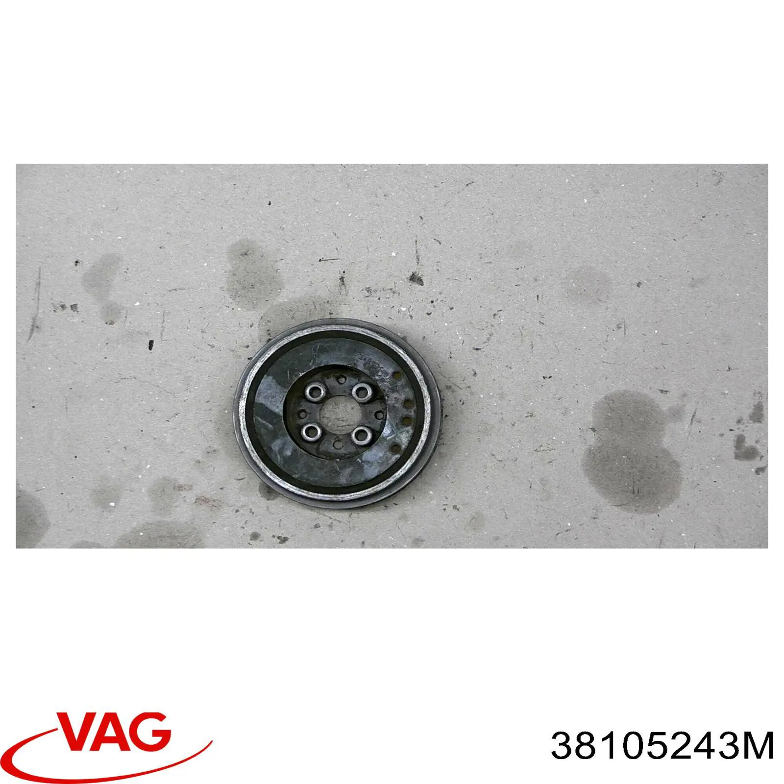 Купити 38105243M VAG Шків колінчастого вала