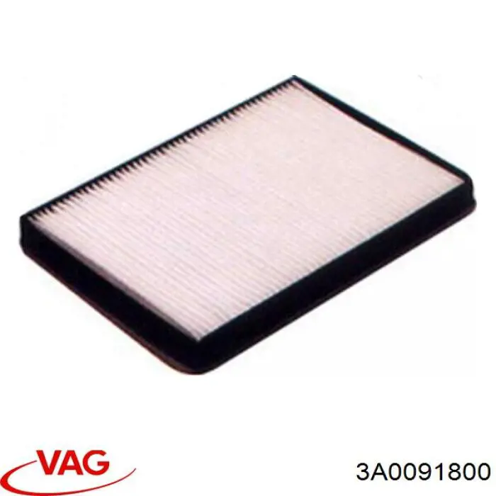 Купити 3A0091800 VAG Фільтр салону вугільний