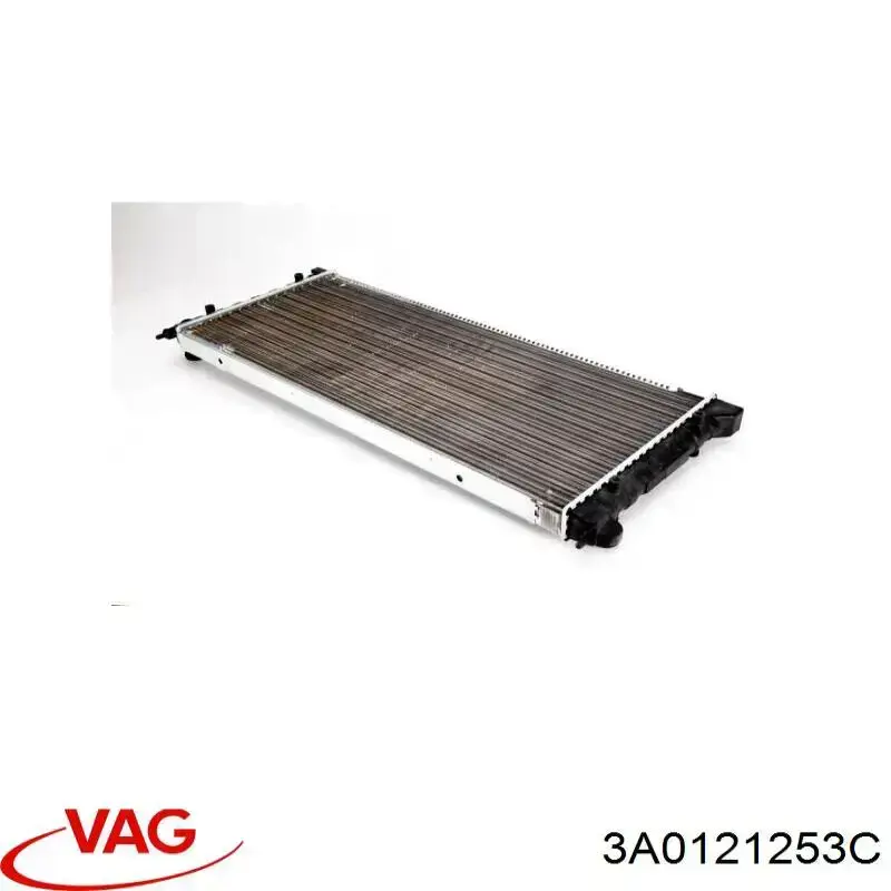 Радіатор охолодження VAG 3A0121253C