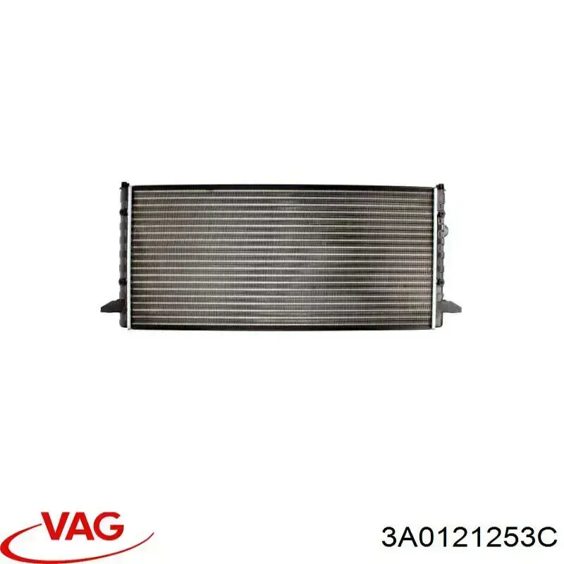 3A0121253C VAG Радіатор охолодження двигуна