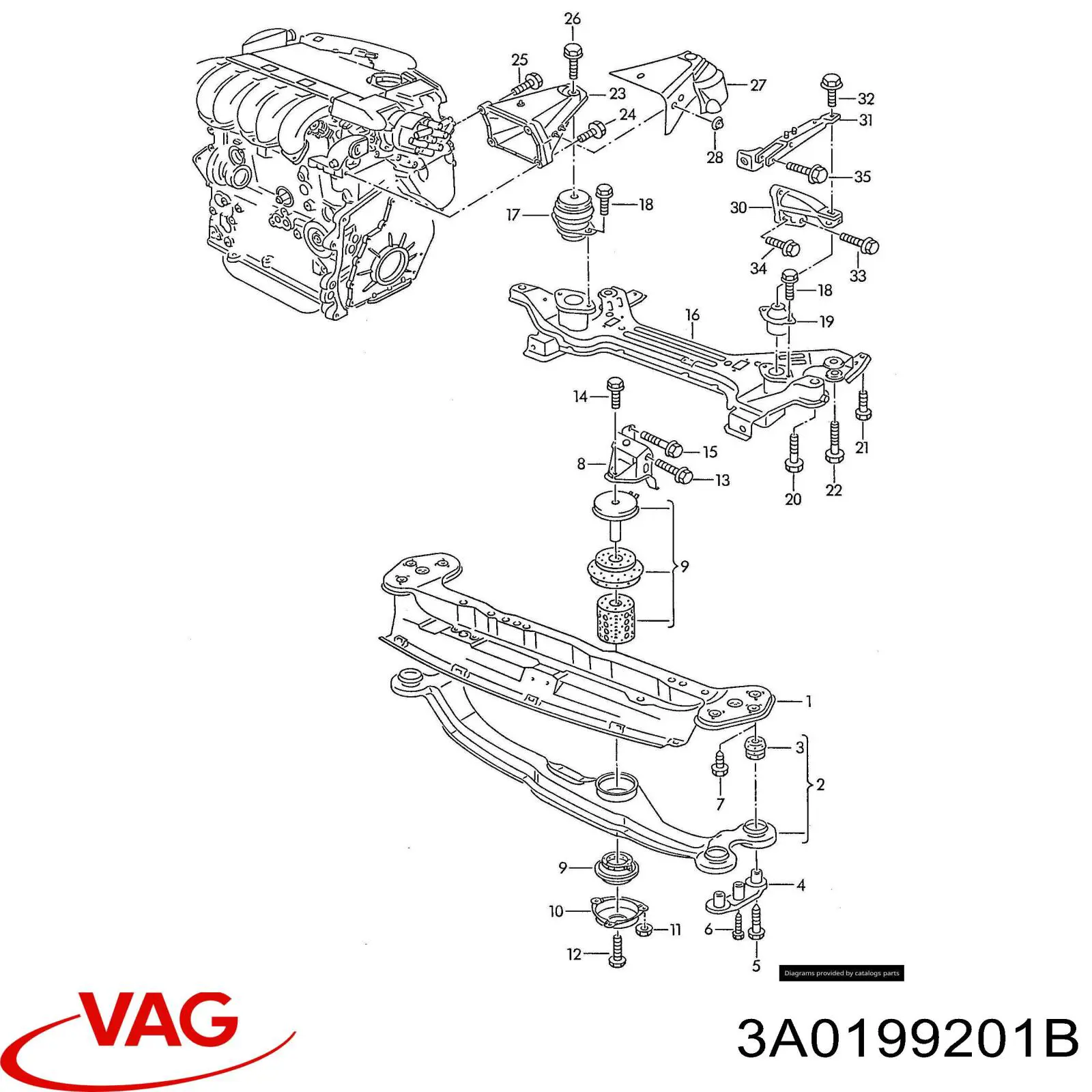  3A0199201B VAG