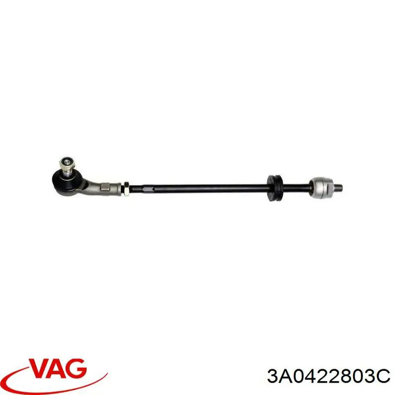 3A0422803C VAG Поперечна рульова тяга ліва